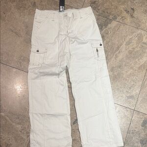 I.AM.GIA Cream Cargo Pants